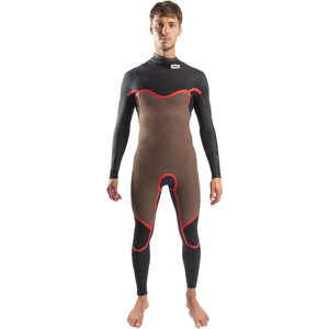2025 Gul Mens Response FX 5/4mm GBS Chest Zip Wetsuit RE1242-C1 - Black / Contour Camo